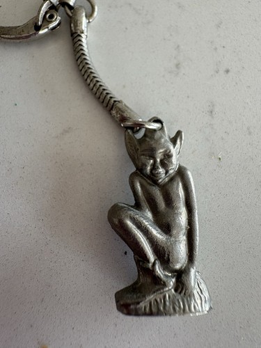 Vintage cornish pixie - pixie, keyring
