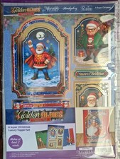 Hunkydory Golden Oldies "A Super Christmas" Luxury Topper Set. Makes 2 Cards