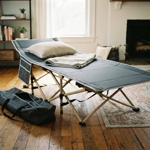 Compact outdoor camping cot - compact,