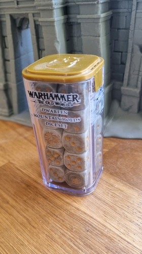 Dwarfen mountain holds dice - holds,