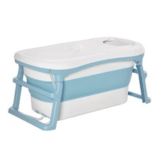 HOMCOM Foldable Bathtub Kids