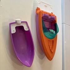 Barbie boats camping boat and speed boat 