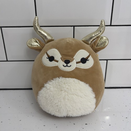 Gold and brown deer - gold,