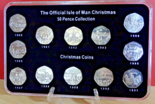 ISLE OF MAN CHRISTMAS 50p SET