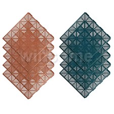 Interlocking plastic garden - interlocking,
