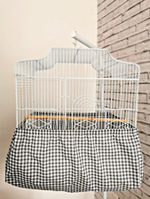 GREY GINGHAM BIRD CAGE SEED
