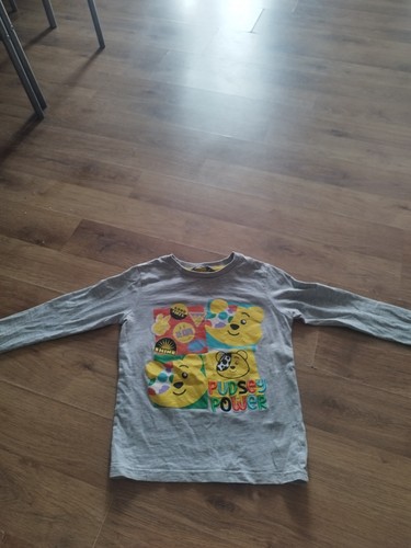 Kids long sleeved pudsey bear - long,