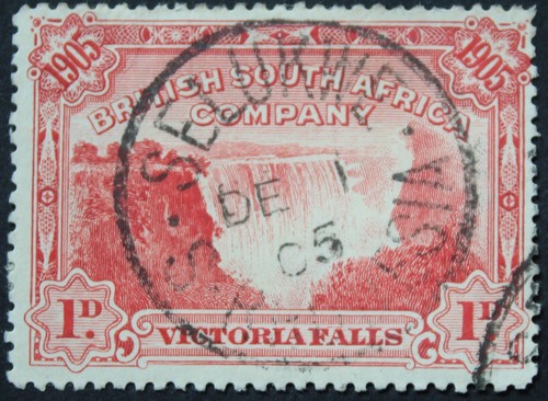 Rhodesia 1905 falls one penny - rhodesia,