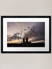 Red Arrows over Lincoln