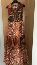 Next Cotton Maxi Dress Size 12 Petite 