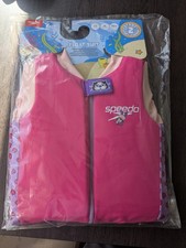 Speedo Kids Sea Squad Float Suit 4-5 years 22-26kg PINK swimming swim safety