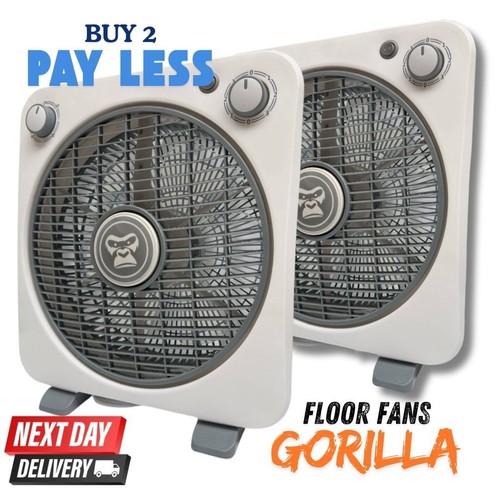 Box circulating floor fan - box,