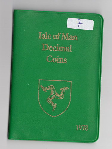 Isle man 1978 coin - man,