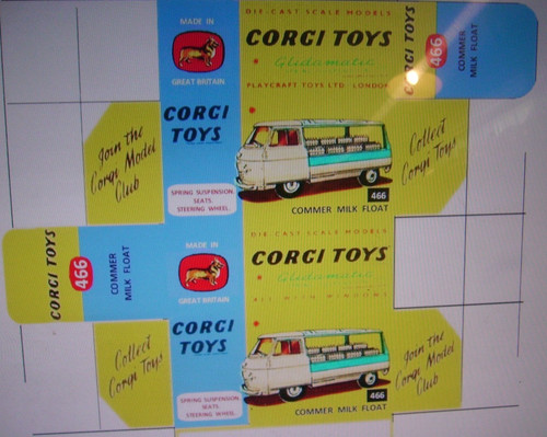 Corgi commer milk float - ,