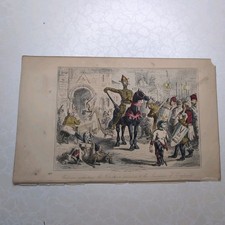 Original c1870 Colour Etching
