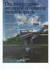 1989 Print Ad Vintage Yamaha