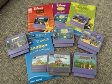VTech V SMILE BUNDLE OF 5 GAMES DISNEY LION KING MERMAID SHREK ZAYZOO SCOOBY DOO