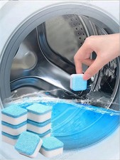 Household Fresh Washing Machine Cleaner White Effervescent Tablets 20 PCS UK