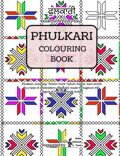 Phulkari colouring book colour - book,