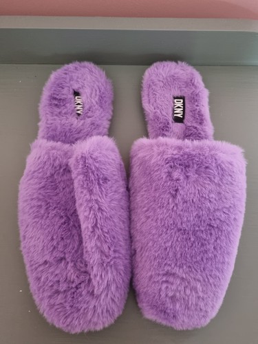 Dnky purple fluffy slip - purple,