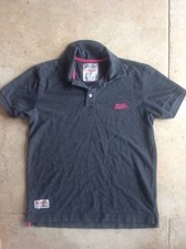 Mens Youths Pepsi Cola polo Cotton Size S Polo T Shirt grey small 36" chest