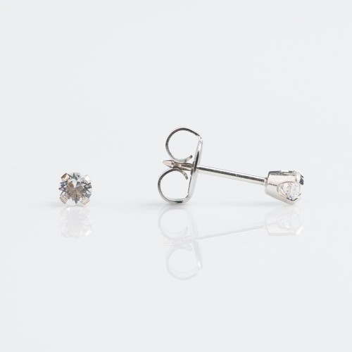 Studex 9ct white - white, gold