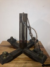 Vintage Oak Wooden Light