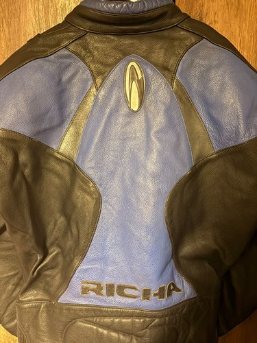 Richa leather motorcycle - leather,