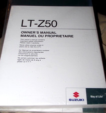 SUZUKI  LT-Z50 OWNERS MANUAL