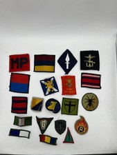 Various Military Cloth Badges