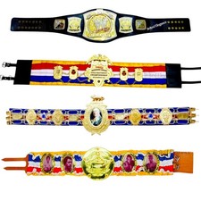 Boxing & Wrestling Belts 4mm Gold – WWE Spinner, B Lonsdale, Ring Championship B