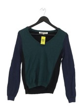 Clements Ribeiro Women's Jumper M Multi 100% Wool V-Neck Pullover