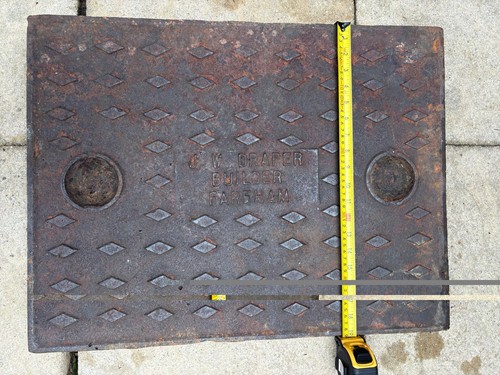 Old cast iron - cast, manhole