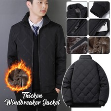 Men Winter Plush Lined Padded