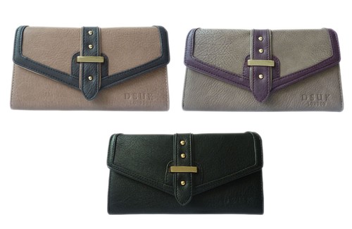 Lydc faux leather purse wallet - purse,