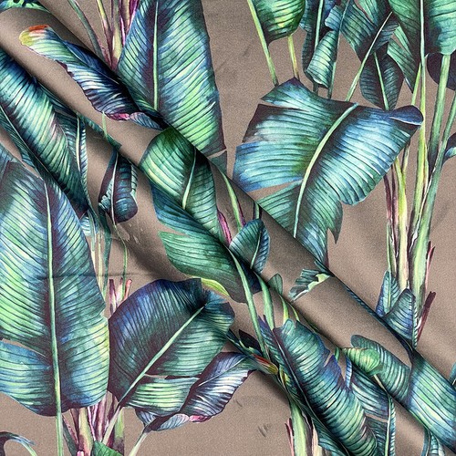 Printed micro velvet velour - micro,