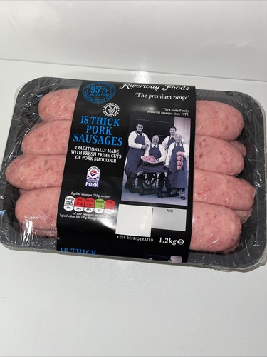 Thick pork sausages 2kg - 18,