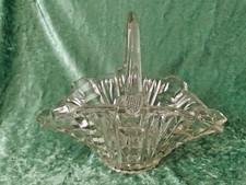 ANTIQUE  LARGE HEAVY CUT GLASS