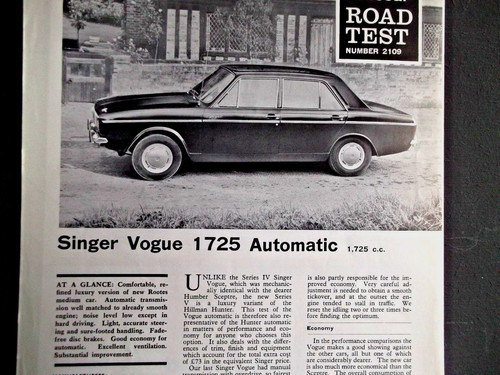 Singer vogue automatic - singer,