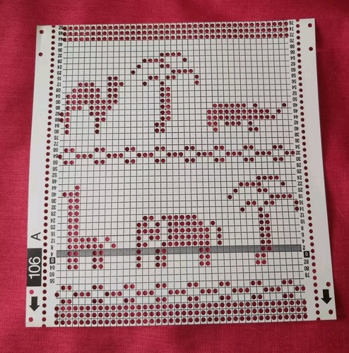 Passap pfaff punchcard - passap_,