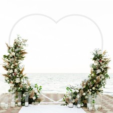 Large White Wedding Arch Metal