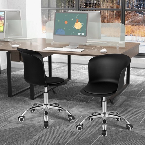 2pcs office armless computer - 2pcs,