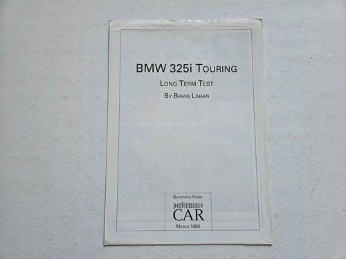 Bmw 325i touring e30 - bmw, car