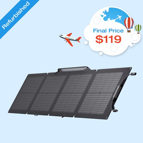 Ecoflow 110w portable - portable, solar