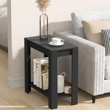 2-Tier Narrow Side Table Sofa