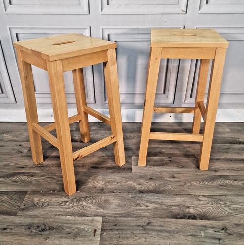 Pair vintage bar stools - pair,