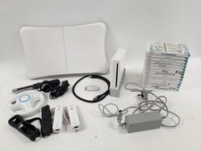 Nintendo Wii Console Bundle with Balance Board Controllers and Games