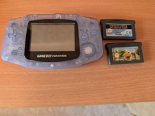 Retro Gaming - Game Boy Advance - Glacier custom Shell + Games