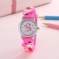 Kids Watch Girls Boys Analogue Classic Quartz Watch Christmas Present UK STOCK