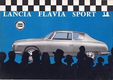 LANCIA FLAVIA SPORT 1.8 DOUBLE SIDED LEAFLET. DATED 3/65.